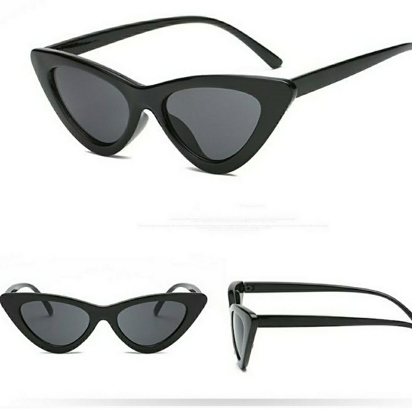 RED CAT EYE RETRO SUNGLASSES - Picture 4 of 5